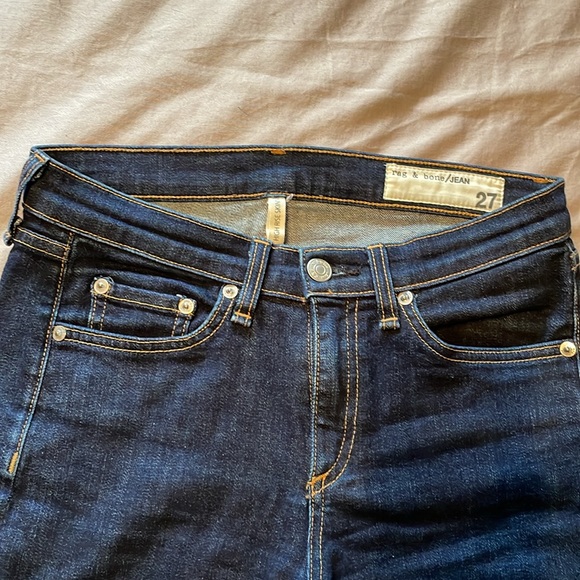 Rag & Bone High Rise Skinny Jeans - Picture 2 of 3